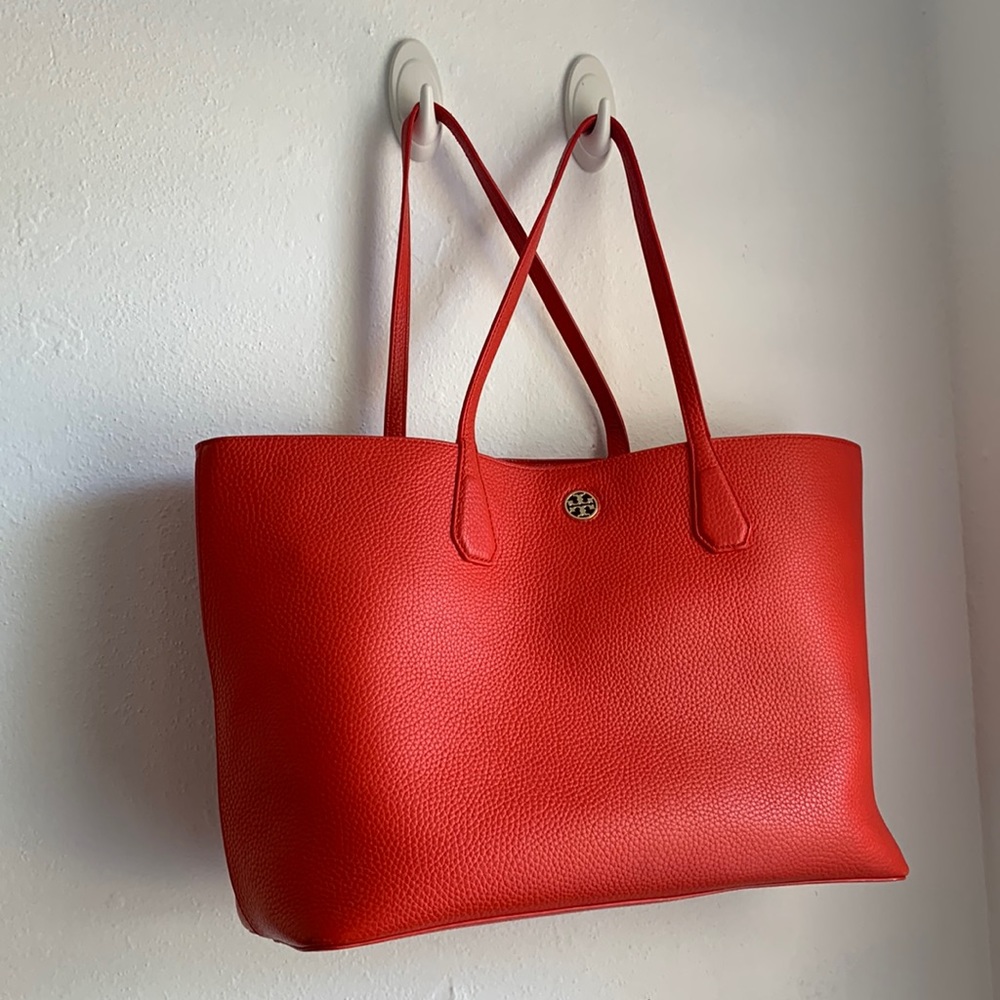 Tory Burch Red Leather Tote
